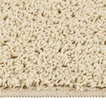 vidaXL Tapis shaggy antidérapant Crème 200x290 cm