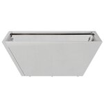 vidaXL Vasque en Acier Acier galvanisé 40 x 40 x 15 cm Détails décoratifs