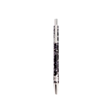 Cristo - mini stylo bille 10.7 x 0.5 cm en métal - marbré noir