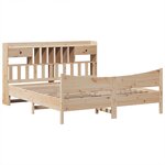 vidaXL Cadre de lit sans matelas 180x200 cm bois massif de pin