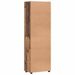 vidaXL Haut Armoire avec étagère FLORIN Bois ancien 60 x 35 x 182 cm