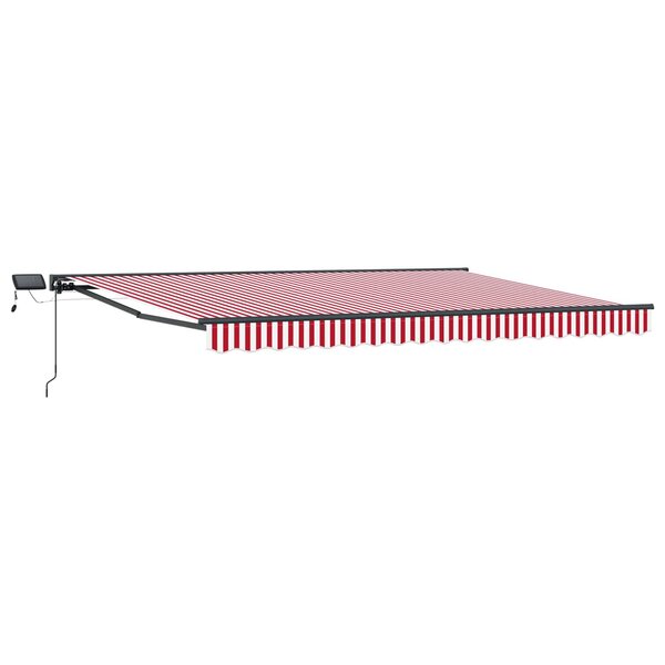 vidaXL Cadre de store manuel avec LEDs 4 5 × 3 m