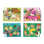 4 puzzles - Les Animaux de compagnie - 24  36  48 et 72 Pièces