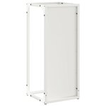 vidaXL Portant de bois chauffage blanc 25x25x60 cm
