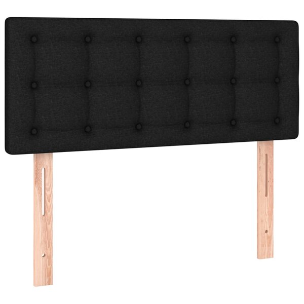 vidaXL Tête de lit Noir 100x5x78/88 cm Tissu