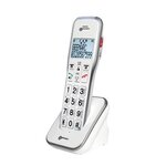 GEEMARC Téléphone amplifié grosses touches sénior numérique sans fil AMPLIDECT 595 PHOTO - Avec mémoires photo