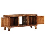 vidaXL Meuble TV 105x46x32 cm Bois massif de récupération