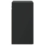 vidaXL Armoire Murale 59 x 31 x 60 cm Bois d'ingénierie Noir