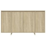 vidaXL Buffet chêne sonoma 135x41x75 cm bois d'ingénierie