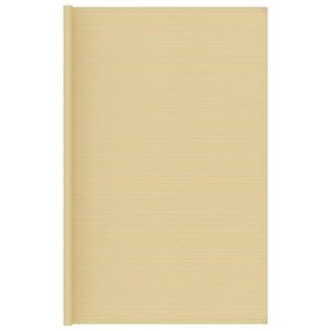 vidaXL Tapis de tente 300x600 cm Beige
