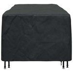 vidaXL Housse pour mobilier d'extérieur Noir 270 x 110 x 70 cm 210D