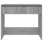 vidaXL Table console sonoma gris 89x41x76 5 cm bois d'ingénierie