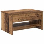 vidaXL Table basse Bois Ancien 80 x 50 5 x 41 5 cm Bois d'ingénierie