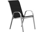 Fauteuil jardin Textilène "Cordoba" - Phoenix - Noir - Lot de 2