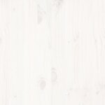 vidaXL Cadre de lit sans matelas blanc 140x200 cm bois de pin massif