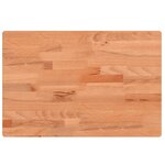 vidaXL Dessus de table 80x40x4 cm rectangulaire bois massif de hêtre