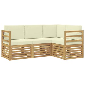 vidaXL Ensemble de canapés d'extérieur 4 pc