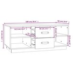 vidaXL Table basse 100x50x41 cm Bois massif de pin