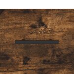 vidaXL Table basse chêne fumé 90x50x40 cm bois d'ingénierie