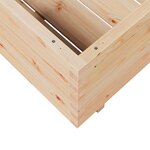 vidaXL Jardinière 70x70x49 5 cm bois de pin massif