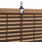 vidaXL Stores et Occultants Marron 100 x 220 cm Bambou