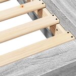 vidaXL Cadre de lit sonoma gris 90x200 cm bois d'ingénierie