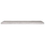 vidaXL Étagères murales flottantes 4 Pièces Gris béton 90x23 5x3 8cm MDF