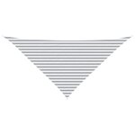 vidaXL Voile d'ombre Gris clair et blanc 4 x 4 x 5 8 m