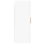 vidaXL Armoires murales 2 Pièces blanc bois d'ingénierie