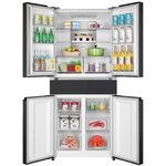 Hoover h-fridge 700 maxi hn5d84b - réfrigérateur mutli-portes - 429l (293 + 136) - 83 cm x 190 6 cm - noir