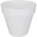 Pot de fleur Plastique Rond Loft Urban Blanc Ø 30 x 26 cm 9 6 l