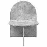 vidaXL Table de chevet 2 Pièces Gris béton 48 x 49 x 65 cm