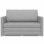 vidaXL Canapé-Lit Gris nuage 124 x 71 x 78 cm tissu