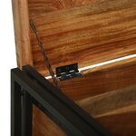 vidaXL Coffre de rangement 80 x 50 x 50 cm en bois d'acacia