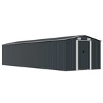 vidaXL Abri de jardin Anthracite 257x990x181 cm Acier galvanisé
