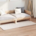 vidaXL Tapis de surface HUARTE Beige 150 x 80 cm Polyester