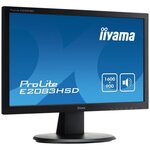 Iiyama prolite e2083hsd-b1 led display 49 5 cm (19.5") 1600 x 900 pixels hd+ noir