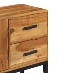 vidaXL Buffet Marron 110x30x70 cm Bois d'acacia solide