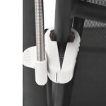 vidaXL Parasols de chaise de camping 2 Pièces Vert 105 cm