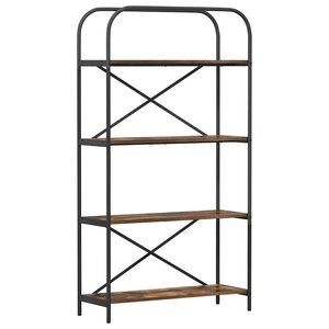 vidaXL Étagère Chêne fumé 80 x 30 x 146 cm Bois d'ingénierie