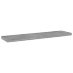 vidaXL Panneaux de bibliothèque 4 Pièces gris béton bois d’ingénierie