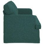 vidaXL Canapé Vert foncé 142 x 80 x 85 cm tissu