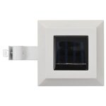 vidaXL Lampe solaire à LED carrée d'extérieur 6 Pièces 12 cm Blanc