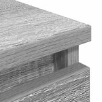 vidaXL Meuble TV sonoma gris 80x35x54 cm bois d'ingénierie