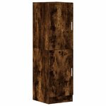 vidaXL Ensemble d'armoires de cuisine 2 Pièces chêne fumé bois ingénierie