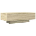 vidaXL Table basse chêne sonoma 100x49 5x31 cm bois d'ingénierie
