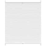 vidaXL Store plissé 110x100 cm Blanc