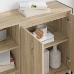 vidaXL Meuble d'appoint Sonoma 96 5 x 30 x 75 cm Bois d'ingénierie