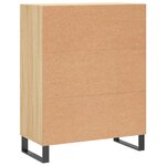 vidaXL Buffet chêne sonoma 69 5x34x90 cm bois d'ingénierie