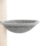 vidaXL Arbre à chat du sol au plafond Gris clair 258 5-284 5 cm